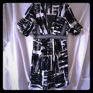 BCBGMAXAZRIA Printed Dress